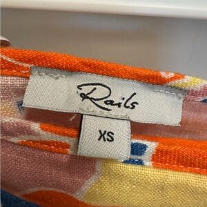 Rails Multicolor Floral Sleeveless Top in Orange, Pink, Yellow, Blue